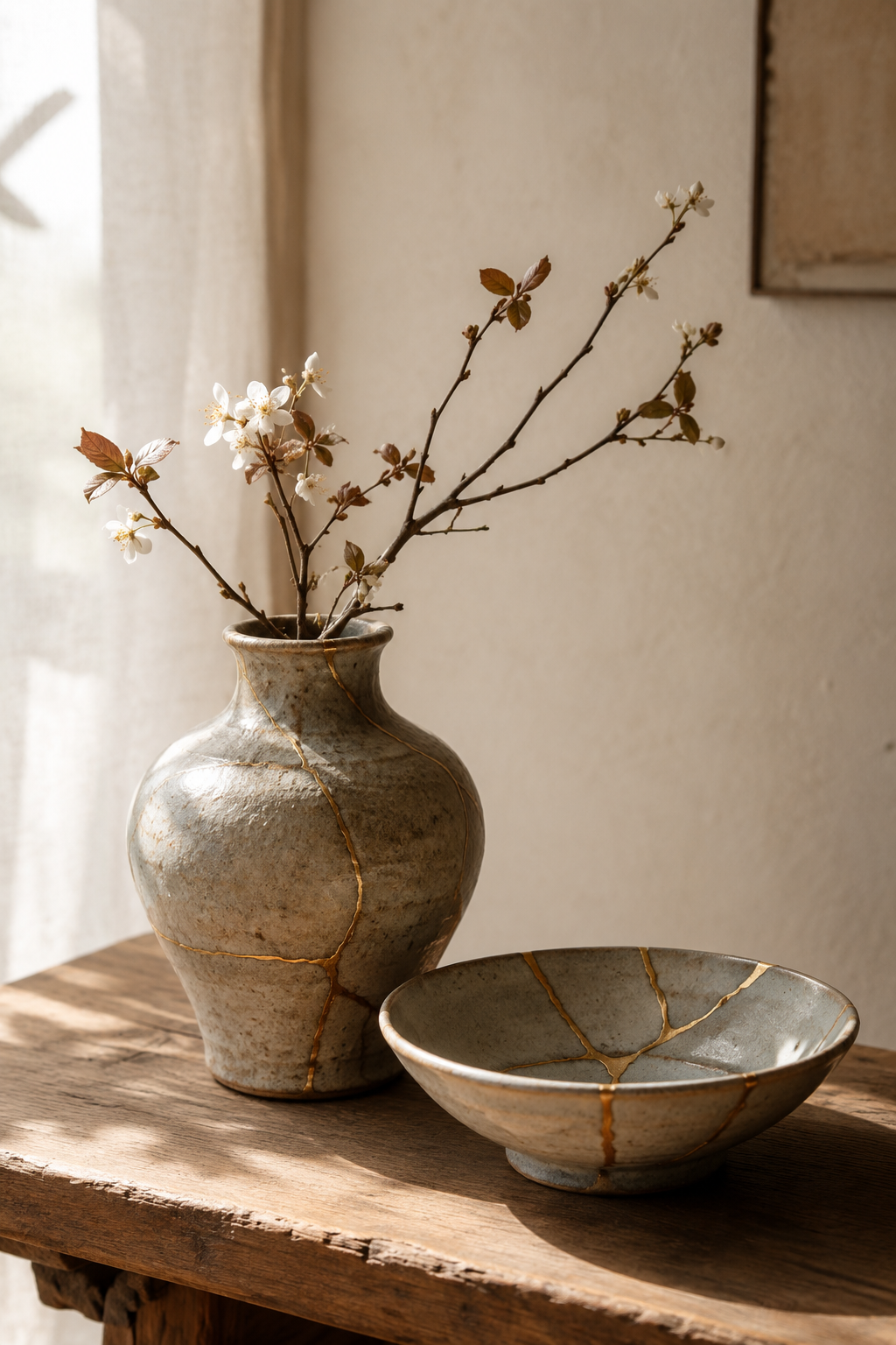 Calm styled home details chosen to be both beautiful and useful